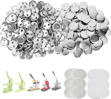 300 Sets 1 Inch Button Maker Supplies, 25Mm Button Supplies Parts Badge Part, Bu