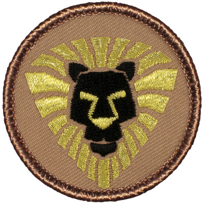Cool Boy Scout Patrol Patch! - #734 The Gold Lion Patrol!