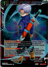 Dragon Ball Super TCG Trunks Unfulfilled Ambition BT23-017 R Foil Near Mint