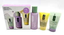 Clinique 3 Step Set: Facial Soap MILD 30ml~Clarifying Lotion 2 60ml~ Lotion 30ml