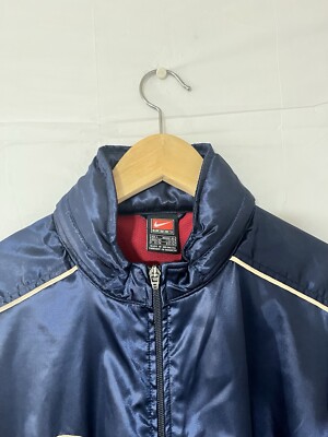 Vintage Nike Team Jacket|Men's Sz L|Full Zip| 90s Nike Jacket|Blue