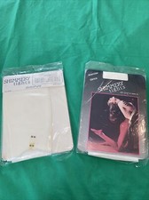 2x vntg Montgomery Ward Dance/exercise Tights seamless cream /white Made In USA