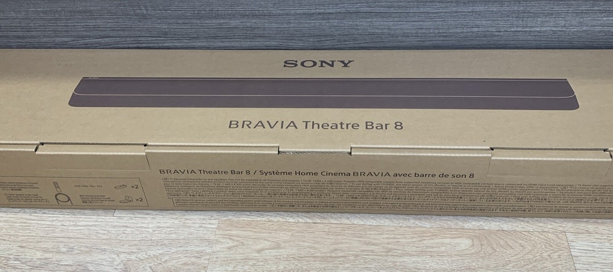 SONY BRAVIA HT-A8000 Theater Soundbar 8 W/ Dolby Atmos new in box