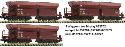 Fleischmann N 852710 + 852711 + 852712 3x Faalns 150 DB Ep IV New OVP 1:160