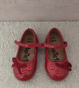 baby girl red shoes size 5
