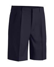 Edwards Men's Style 2434 NAVY MICROFIBER PLEATED FRONT SHORT Size: 34