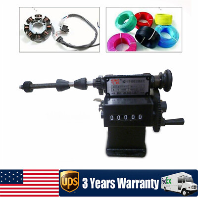 Manual  Dual Purpose Coil Winder Hand Coil Winding Machine Count 0-99999