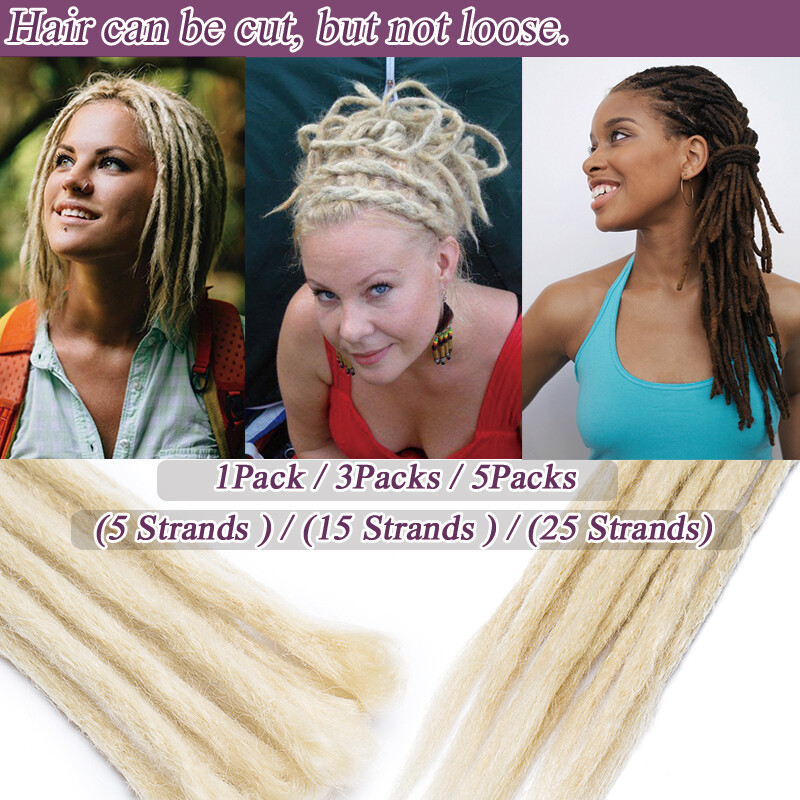 Remy Thick Dreadlocks Dreads Braids Braiding Extension Dread Lock Crochet Ombre eBay