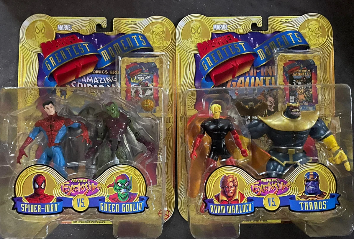 Lot Of 2 Marvel s Greatest Moments Action Figures Toy Biz Rare