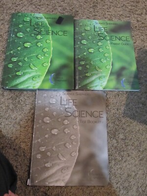 Science Shepherd LIFE SCIENCE Scott Hardin Textbook Parent Guide Tests SET 2008