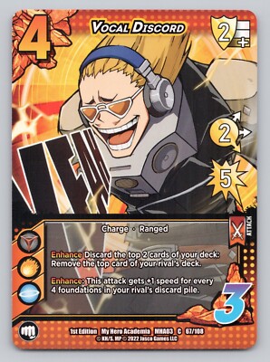 Vocal Discord UniVersus: My Hero Academia Heroes Clash #67/108 Common