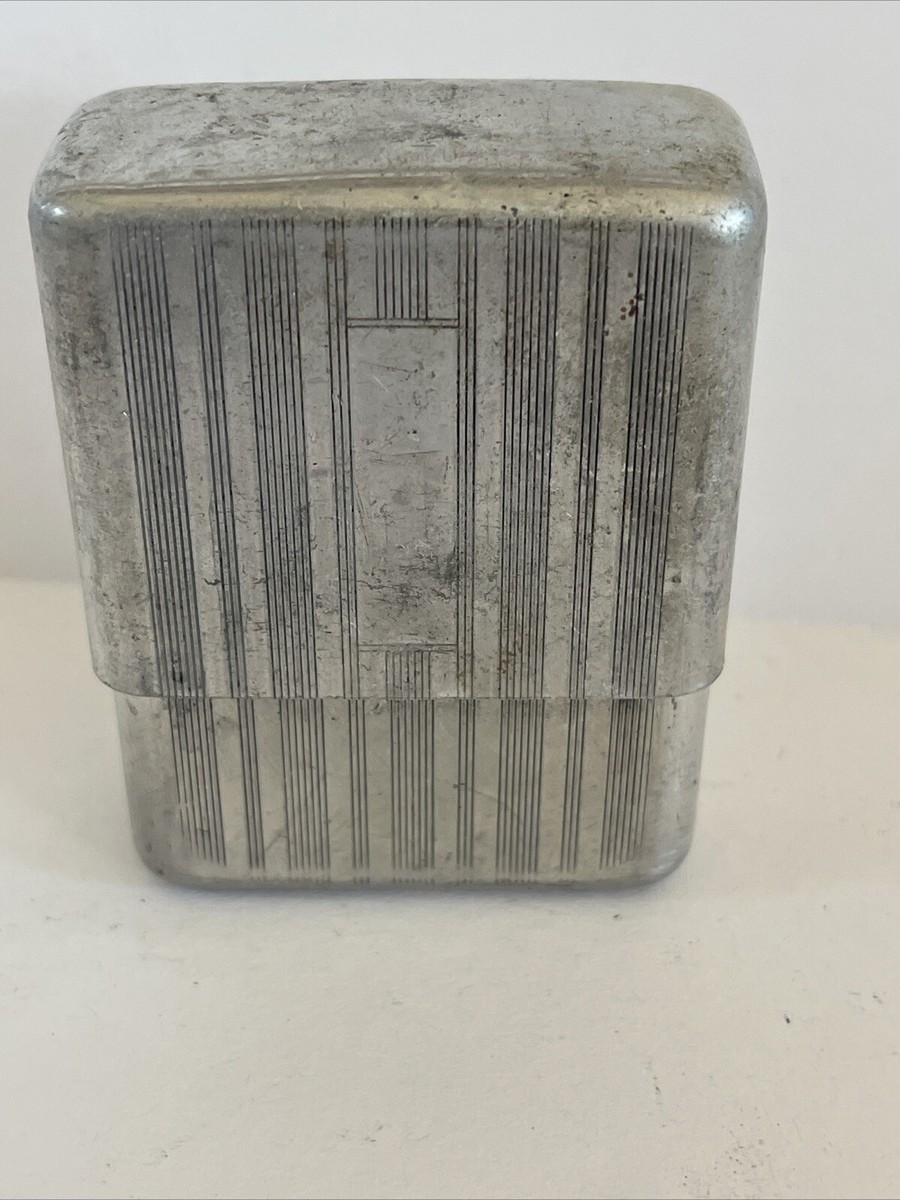 park industries aluminum cigarette case Vintage 50's Aluminum Cigarette Case - Park Sherman Co Springfield Illinois