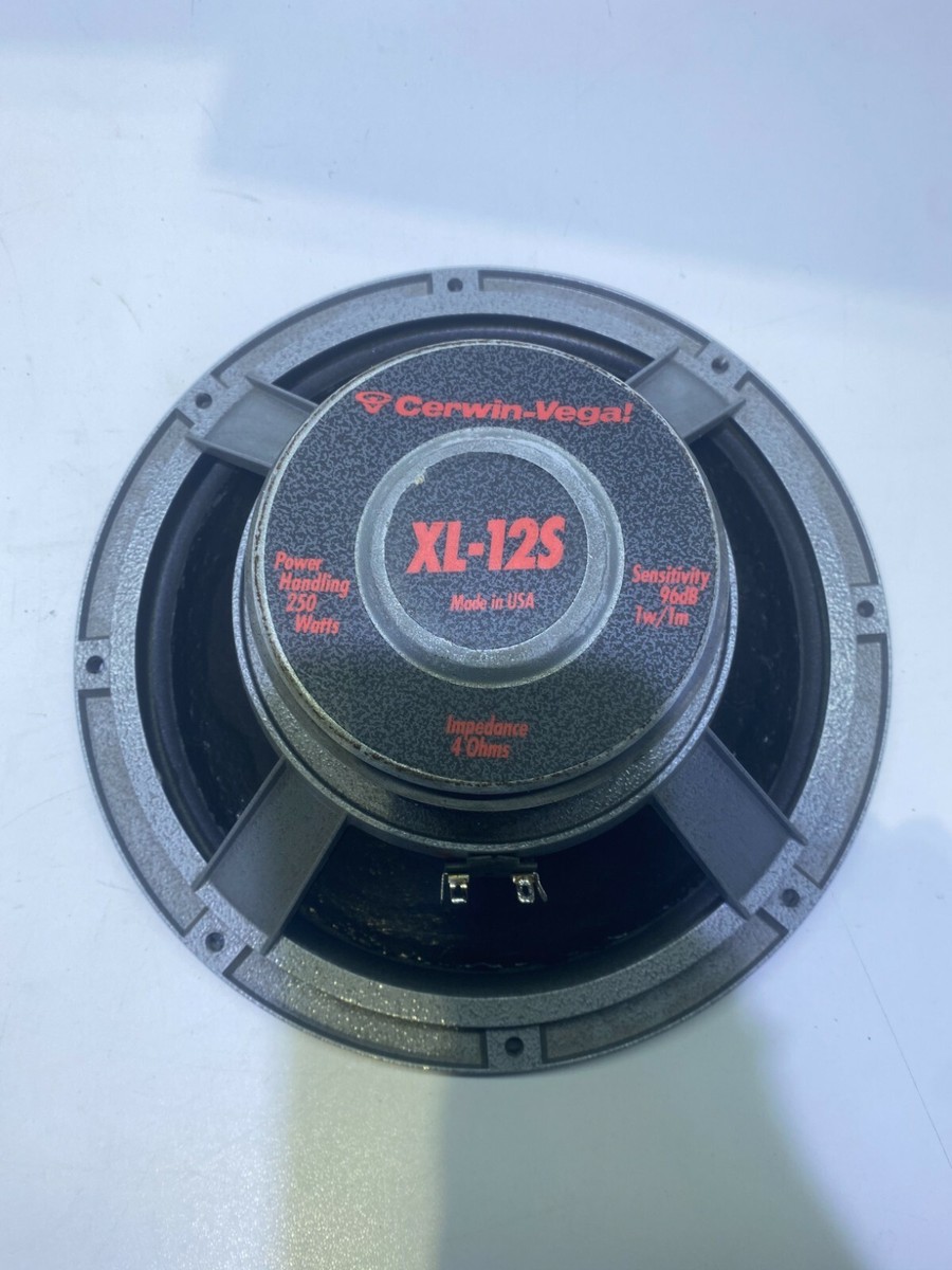 Cerwin-Vega XL-12S 4ohms 250W Speaker Driver | eBay