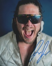 Joey Janela Signed 8x10 Photo Wrestling Autograph WWE All In Evolve Bad Boy 2