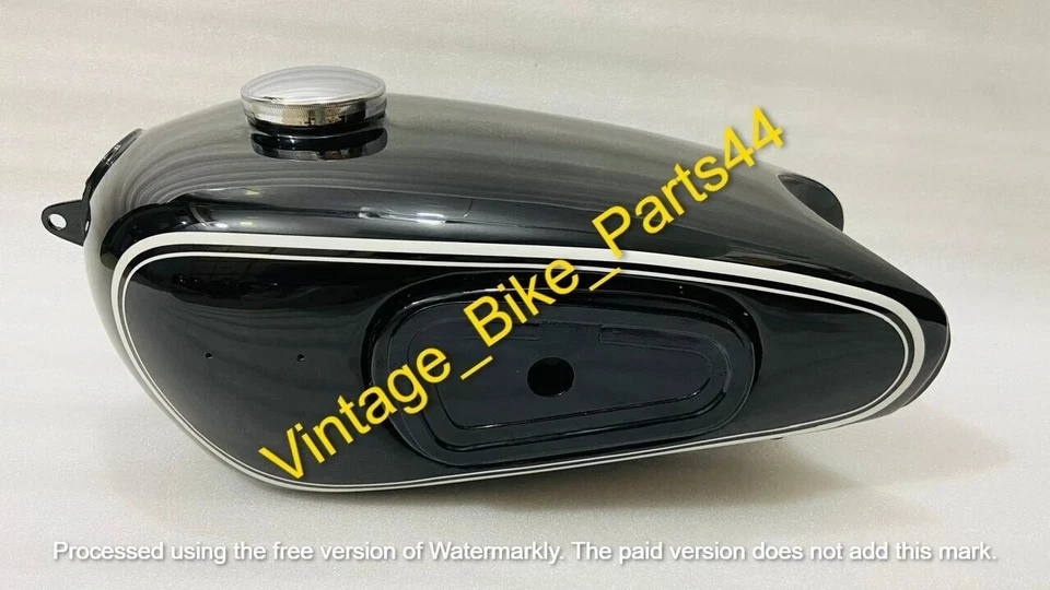 BMW R25/3 Steel Black Painted Petrol Fuel Gas Tank With Chrome Fuel Cap - Изображение 4 из 4