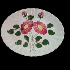 13.25 Inch Oval Serving Platter Mirror Image by Blue Ridge Southern Pottery