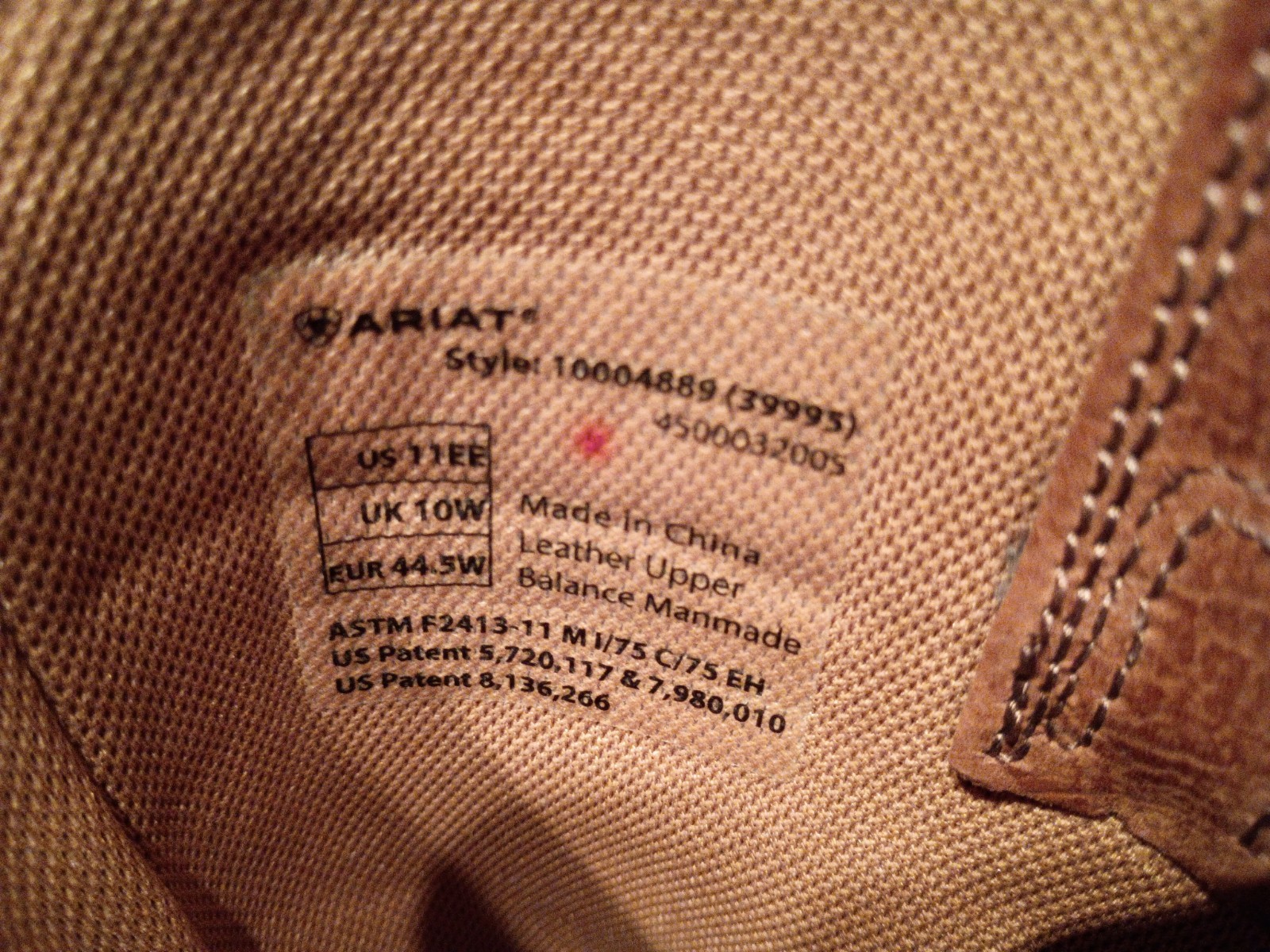 ARIAT WORKHOG BROWN LEATHER COMP TOE WATERPROOF W… - image 10