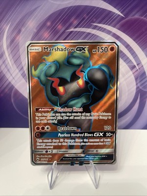 Marshadow GX Full Art Holo Card 137/147 - Lightly Played