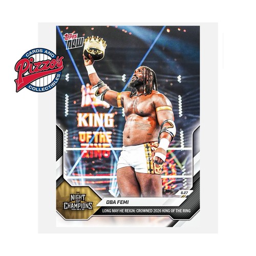 Oba Femi - 2026 WWE Topps NOW® - Card 66 - PR: 1689