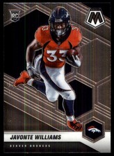 Javonte Williams 2021 Panini Mosaic #315 Broncos NFL READ FREE SHIP AutographDen