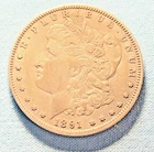 1891-O $1, Morgan Dollar