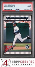 1998 DONRUSS #156 KEN GRIFFEY JR. MARINERS HOF PSA 9