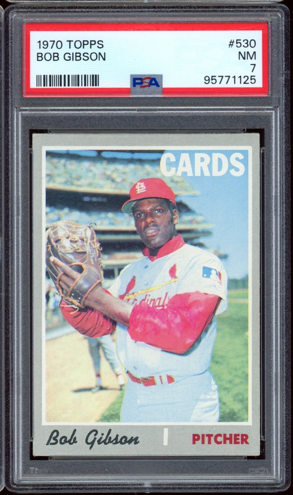 1970 Topps Baseball #530 Bob Gibson PSA 7