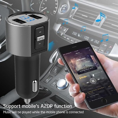 Bluetooth FM Transmitter Auto Radio MP3 Player Adapter Dual USB Ladegerät Handy