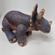 Jurassic Park 1992 Dakin Stuffed Animal Triceratops 15 Inch
