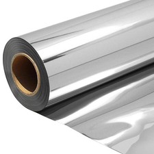 100 Ft x 16 Inch Silver Clear Cellophane Wrap Roll 3 Mil Thick Gift Baskets