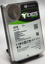Seagate Exos X18 16TB SATA HDD Hard Drive ST16000NM000J 100% HEALTH Low Usage
