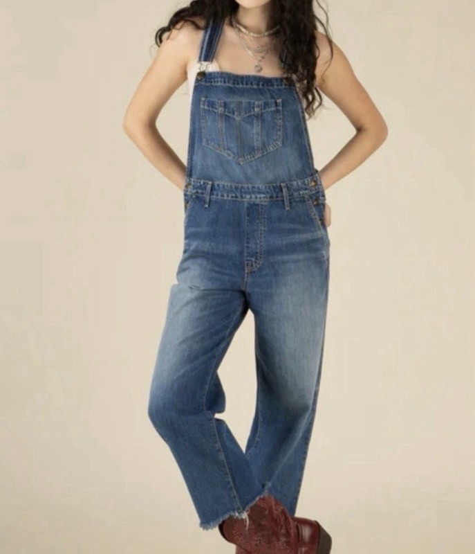NWT Sendero Provisions Juniper Denim Overalls Women's XS