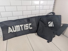 AUMTISC Ski Bag Roll Up Adjustable Length Black 79" x 13.5" Handles Crossbody