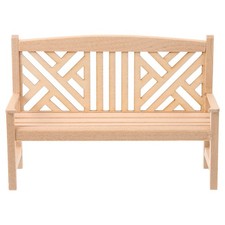 Mini Wooden Furniture Landscape Bench for Doll House Decoration