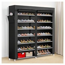 14-Cube Portable Shoe Storage Cabinet