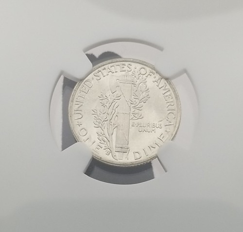 1943-S Mercury Dime NGC MS 66 #4589 - Picture 4 of 4