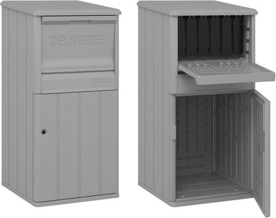 33.5-Gallon Capacity Package Delivery Box Parcel Drop Box W/ Lock Weather