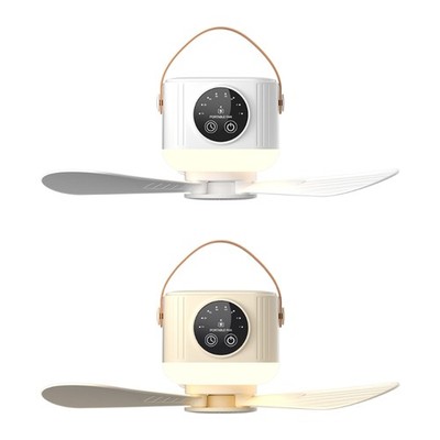 5V USB Ceiling Fan Light With Remote Control 4 Speeds and 3 Lighting Level