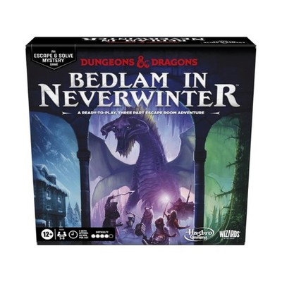 Hasbro Boardgame Dungeons & Dragons - Bedlam in Neverwinter Box VG+/Mint