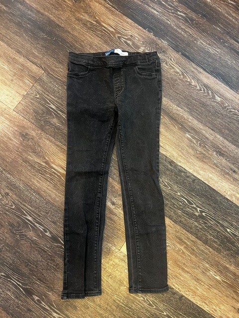 Girl's Old Navy Skinny Black Jeans, Size XL 14-16, Pull On, Stretch, Ex Con!