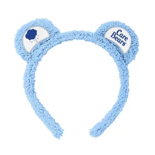 Care Bears Adult Sherpa Plush Costume Cosplay Headband with Ears, Belly Badges