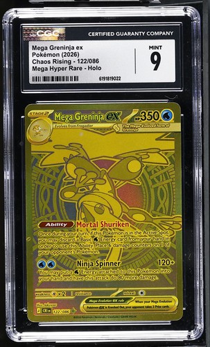 Mega Greninja ex graded CGC 9 for sale on eBay