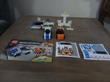 Thunder Raceway (8125) 100% Complete w Minifigures, Instructions & Sticker Sheet