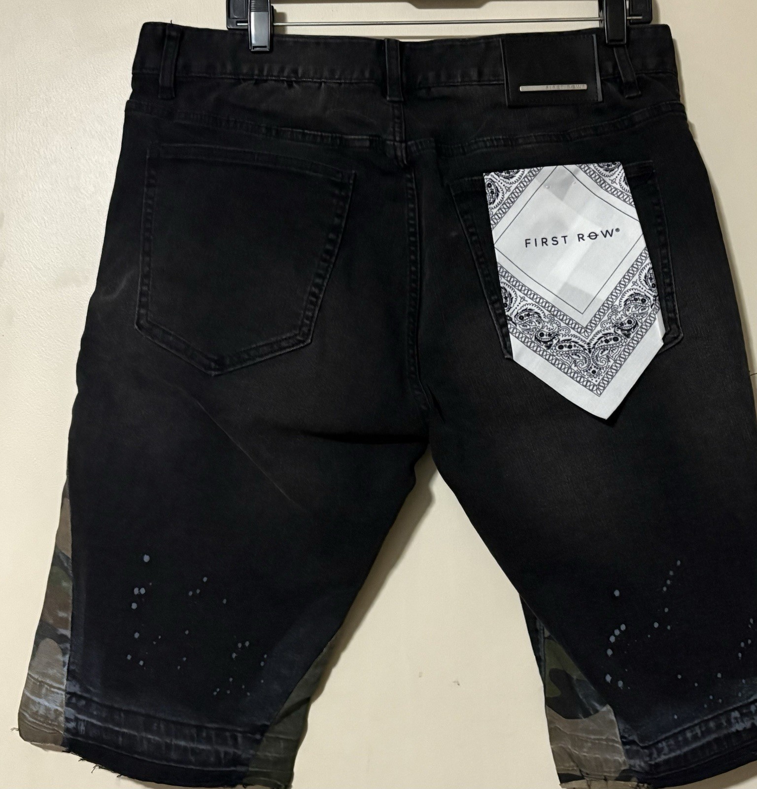 PANTALONCINO UOMO NUOVO CON ETICHETTE PRIMA FILA INVECCHIATO 36