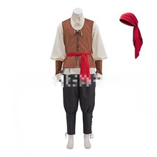 Renaissance Medieval Pirate Vest Adult Halloween Cosplay Stage Costume