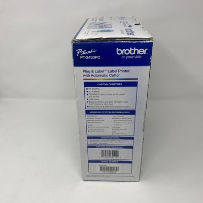 Brother PT-2430PC PC-Connectable Label Maker with Auto Cutter for