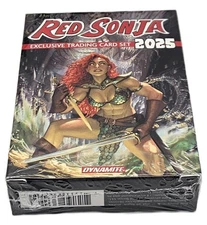 Dynamite Red Sonja 2025 Edition Exclusive Trading Cards Set Sealed Collector Box