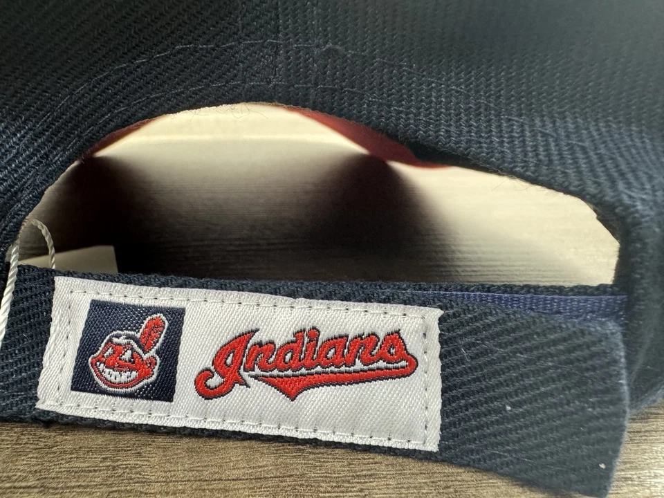Cleveland Indians Wahoo Sombrero Gorra de Béisbol Ajustable Sombrero Deportivo-DETERMINADO Foto 2 de 4