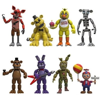 FNAF 4 Figuren Set Freddy Bonnie Chica Foxy Sammler Spielzeug