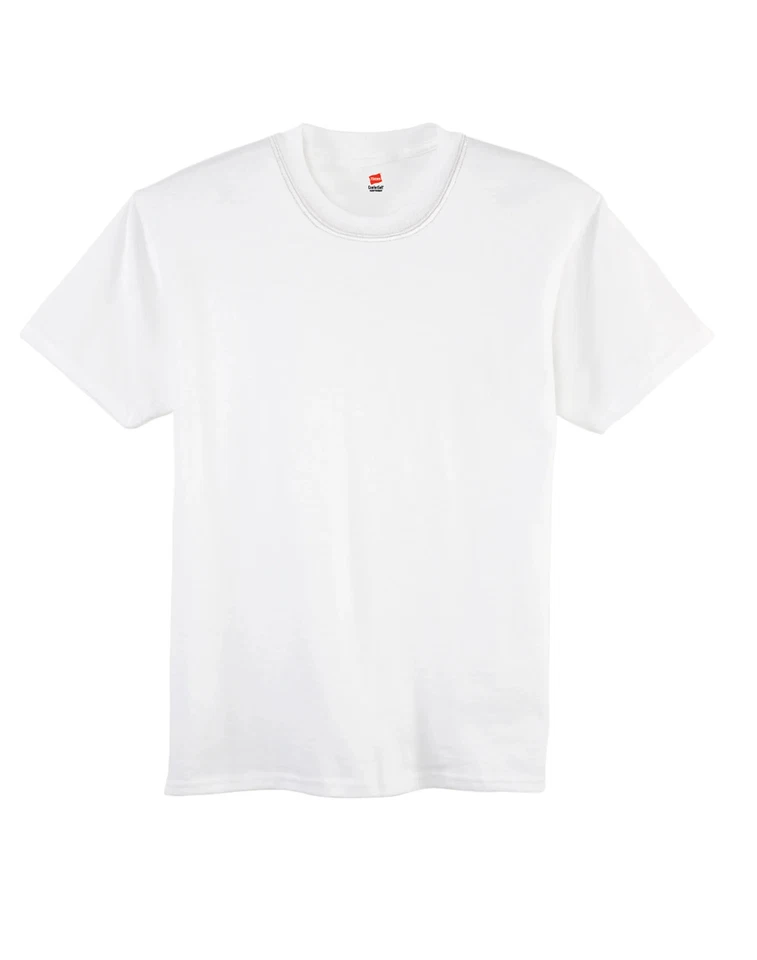 Paquete de 6 camisetas Hanes ComfortSoft para niños cuello redondo sin etiquetas manga corta algodón xs-xl Foto 3 de 4